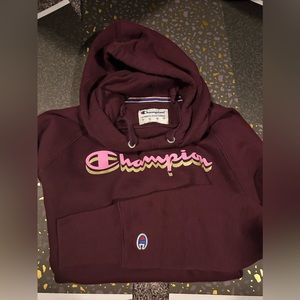 Marron Champion Hoodie